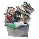 Travelon Packing Cases Set/7 travel envelopes Black sturdy vinyl VHTF