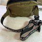 Baggu Fanny Pack KELP green original white lettering strap crossbody bag waist sling NWT Roomy Rare