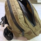 Baggu Fanny Pack original White Lettering strap crossbody bag waist sling Kelp green NWT Roomy Rare