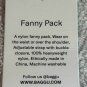 Baggu Fanny Pack KELP green original white lettering strap crossbody bag waist sling NWT Roomy Rare