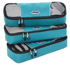 Ebags Slim Packing Cubes Set/3  AQUAMARINE travel organization aids