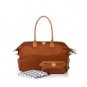 Jemma Birdie 43 British Tan Gym Office Weekend Overnight Tote Italy + laundry bag