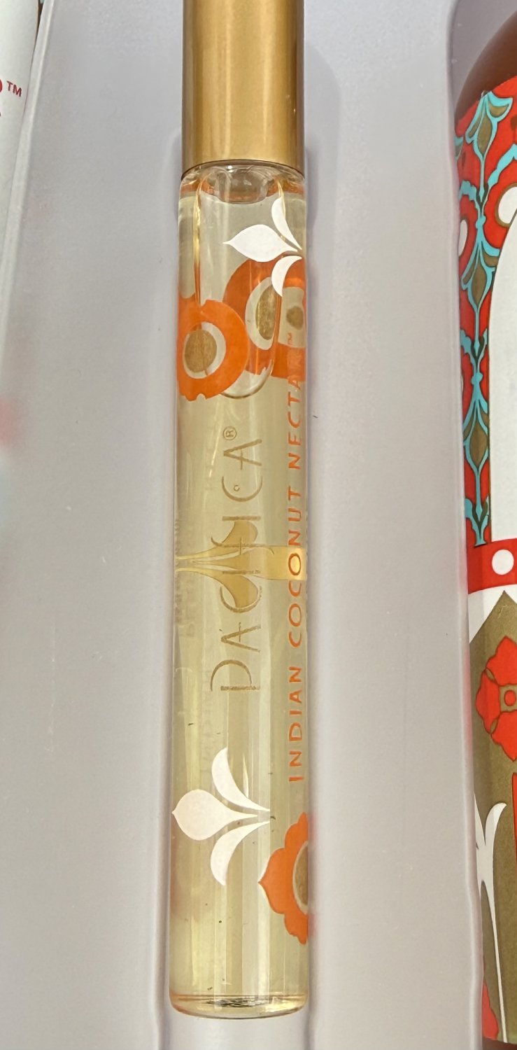Pacifica Indian Coconut Nectar Perfume Roll-On UNboxed natural fragrance 100% vegan purse travel