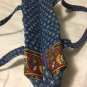 Vera Bradley Medium Duffel Talbot Blue Classic Retired satchel vintage crisp euc