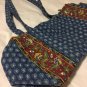 Vera Bradley Medium Duffel Talbot Blue Classic Retired satchel vintage crisp euc