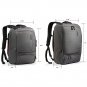 eBags Pro Slim Laptop Backpack Heathered Graphite hideaway straps, side carry MINT Cond