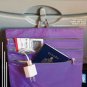 Flight 001 Seat Pak Lemon Chrome &acirc;�&cent; travel in-flight purse organizer case F001 clutch