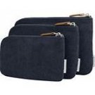 Travelon RFID blocking Heritage Pouches Pewter 3 sizes cushioned tech travel organizer anti-theft Travelon RFID blocking Heritage Pouches Pewter 3 sizes cushioned tech travel organizer anti-theft