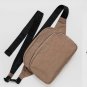 Baggu Fanny Pack light Brown Cocoa Pinto Retired recycled nylon. Waist pack