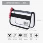 Rough Enough Clear Toiletry travel case cosmetics tech in-flight bag concerts NWT
