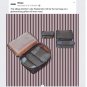 EBags Medium Packing Cubes 3Pc Set. Black travel accessory