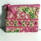 Vera Bradley Coin Purse Petal Pink retired ID zip card case VHTF Vera Bradley Coin Purse Petal Pink retired ID zip card case VHTF