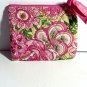 Vera Bradley Coin Purse Petal Pink retired ID zip card case  VHTF