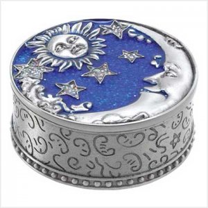 Celestial Pewter Trinket Box