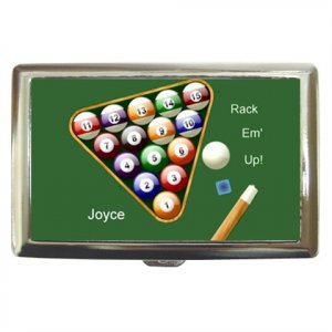 Billiards Pool Customized Cigarette/Money Case