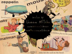 Vintage Alphabet Flash Cards