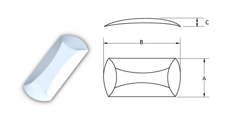 Oblong Series Metal dome- No Dimple-5*3.8-175BFOO