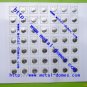 Standard Single Key Dome Array - Triangle 6mm