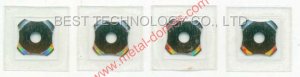 Peelable Dome Array - Four-legs 8.4mm with Center Through hole