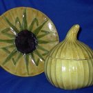 Hand Made in New England Onion Soup Bowl and Plate