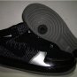 Men jordan Fusions Black and Silver