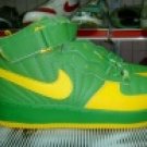 Men jordan Fusions Green And Yellow
