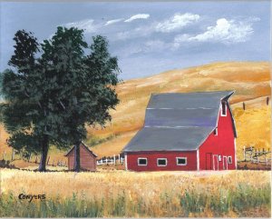 Kansas Barn Landscape