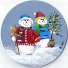 Christmas Snowmen painting