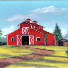 Texas Red Horse Barn