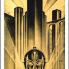 Metropolis VINTAGE MOVIE POSTER 17X36 Futuristic Eerie FILM GEM cult