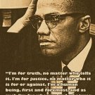 CIVIL RIGHTS LEADER MALCOLM X quote about truth poster POLITICAL 20x30 new