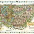 vintage 1962 DISNEYLAND MAP collectors poster CREATIVE COLORFUL 20x30 rare