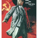 Lenin lived, lives, & will go on living POSTER Soviet Union 1967 20x30
