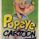 POPEYE CARTOON MOVIE POSTER classic funny 20x30 POPEYE CARTOON MOVIE POSTER classic funny 20x30