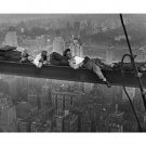 vintage photo poster B/W CONSTRUCTION WORKERS ABOVE CITY prized rare 20x30 vintage photo poster B/W CONSTRUCTION WORKERS ABOVE CITY prized rare 20x30