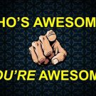AWESOMENESS motivational posters 20x30 FUNNY inspirational gem