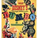 Walt Disney's Dumbo MOVIE POSTER 1941 20x30 VINTAGE CARTOON Rare Hot New - YY1
