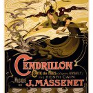 vintage theatrical ad poster FRENCH CINDERELLA FAIRY TALE 20x30 grand opera vintage theatrical ad poster FRENCH CINDERELLA FAIRY TALE 20x30 grand opera