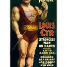 louis cyr STRONGEST MAN ON EARTH vintage poster 1898 20x30 bodybuilding GYM louis cyr STRONGEST MAN ON EARTH vintage poster 1898 20x30 bodybuilding GYM