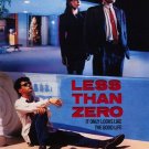 vintage movie poster LESS THAN ZERO 1987 robert downey jr. jami gertz 20x30