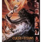EPIC ADVENTURE CLASH of the TITANS movie poster desmond DAVIS 1981 20x30 new