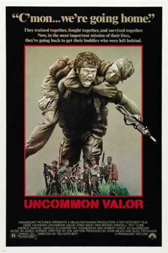 gene hackman UNCOMMON VALOR movie POSTER 1983 war RESCUE guns ACTION 20x30
