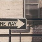 ONE WAY STREET SIGN collectors poster COLLEGE DORM ROOM DECOR 20x30 new ONE WAY STREET SIGN collectors poster COLLEGE DORM ROOM DECOR 20x30 new