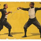 CLASSIC art of FENCING poster ATHLETIC SKILLFUL STRATEGIC collectors 20x30 CLASSIC art of FENCING poster ATHLETIC SKILLFUL STRATEGIC collectors 20x30