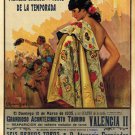 BULLFIGHT vintage ad poster BARCELONA SPAIN 1935 CORRIDA 20x30 VERY RARE - VW0