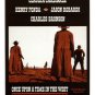 ONCE UPON A TIME IN THE WEST by Sergio Leone MOVIE POSTER1968 Western 20x30- RY1