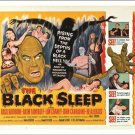 THE BLACK SLEEP vintage movie poster HORROR DECEPTION collectors 20x30 EERIE