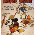 Walt Disney Mickey Mouse Alpine climbers MOVIE POSTER 1936 20x30 cartoon - PY1