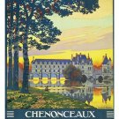 LOIRE VALLEY CASTLES FRANCE vintage train travel poster PRIZED NEW GEM 20x30