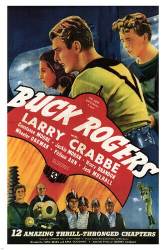 BUCK ROGERS dir. by ford BEEBE & saul A GOODKIND movie poster1939 20x30